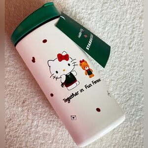 NWT🎀2025 Holiday🎄Starbucks x Hello Kitty Stainless Steel 12oz TravelTumbler